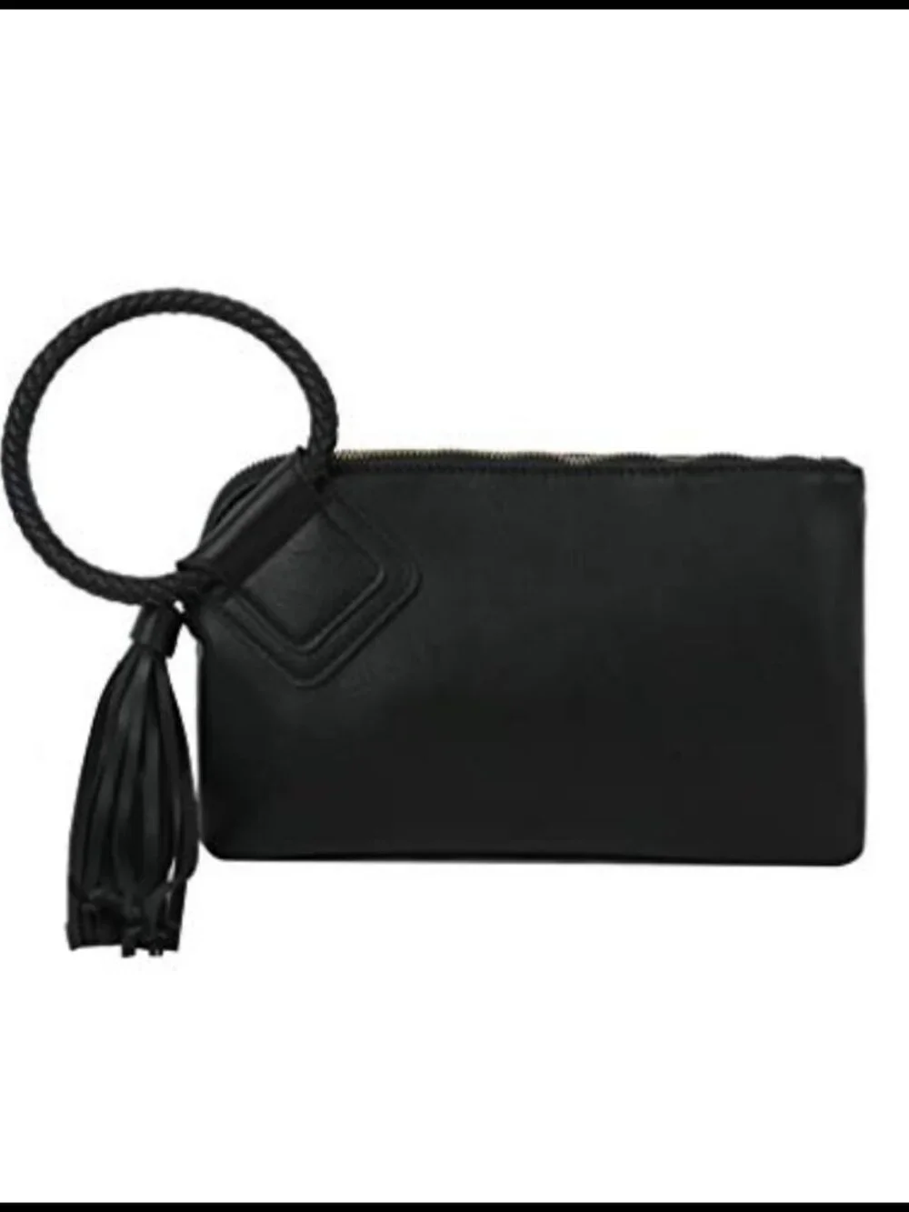 Vegan Faux Leather Wristlet Clutch Evening Bag with Card Slots